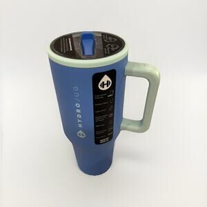 Hydrojug Insulated Stainless Steel 40oz Water Bottle with Flip Straw - Riptide